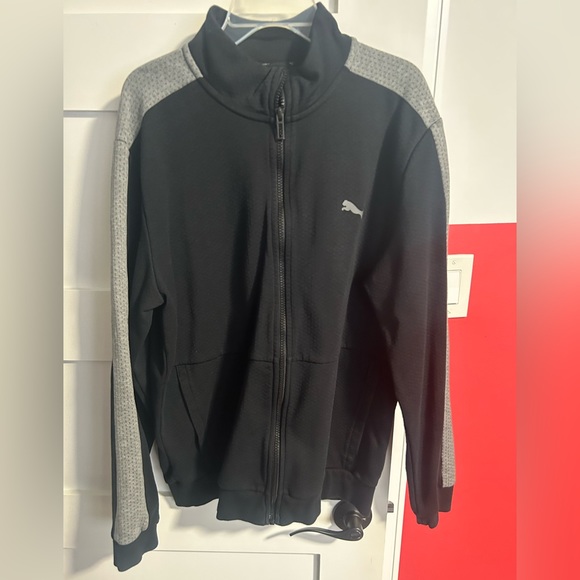 Black/gray puma full zip - Picture 1 of 3